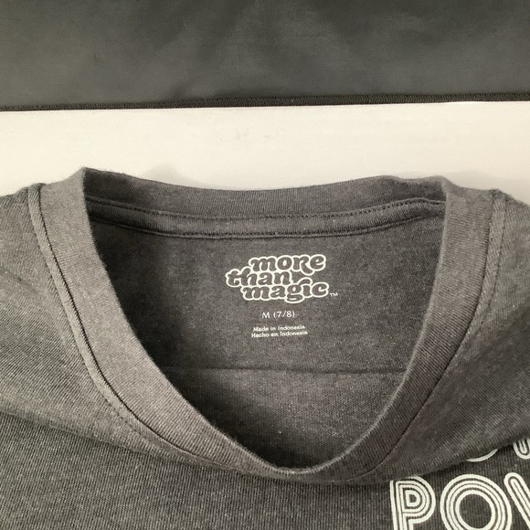 NWT More Than Magic Grey Girl Power Tee M (7/8) - Picture 5 of 9
